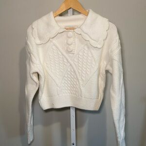 Boutique Flat White - Elegant Comfy Sweater